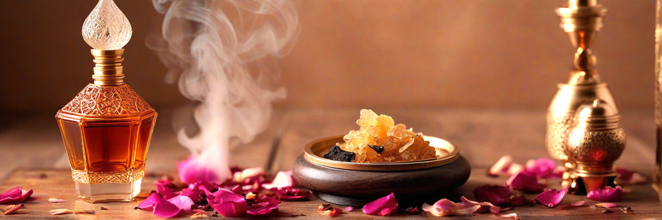 Discover the charm of bakhoor-inspired perfume oils – sweet, woody, smoky, and full of Middle Eastern warmth.