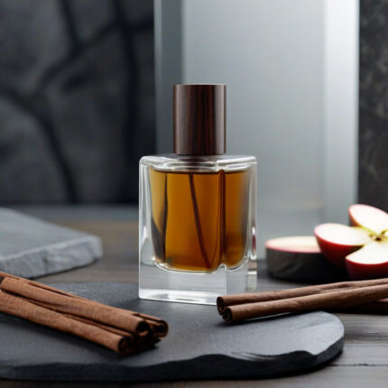 Command Spirit Apple Ember Edition men’s perfume oil – woody spicy fragrance with apple, cinnamon, and vanilla, minimalist luxury bottle design
