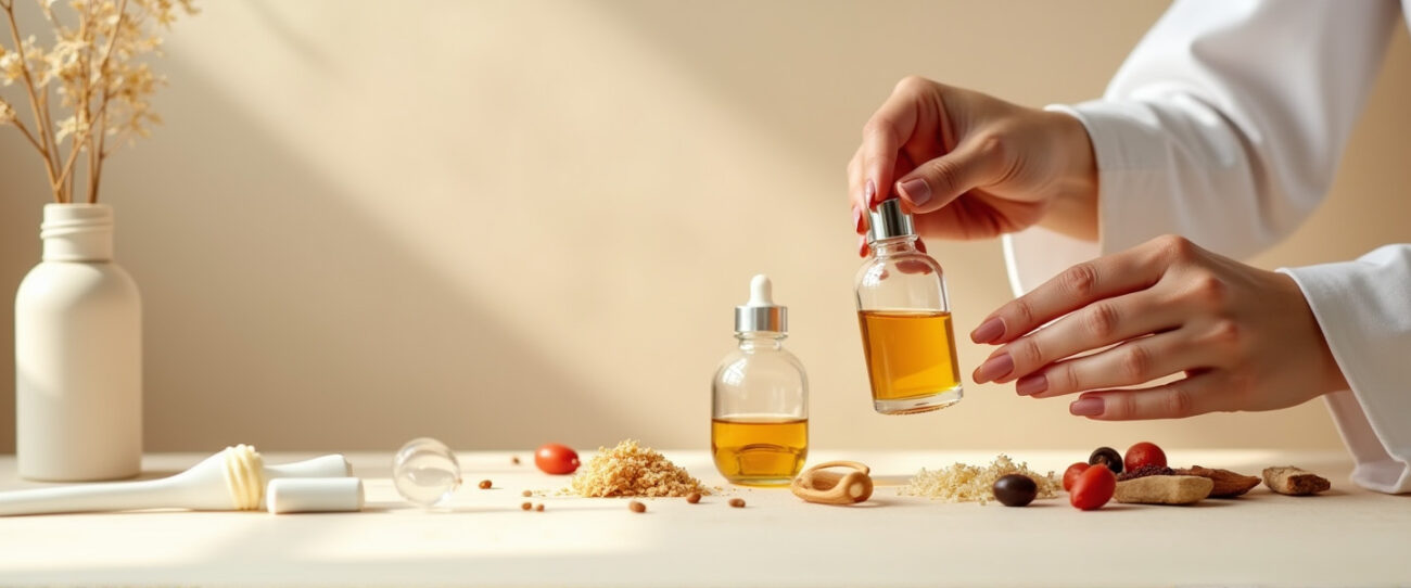 Bring your signature scent to life with our custom perfume oil creation service. Choose your notes and style – perfect for personal use or brand launch.