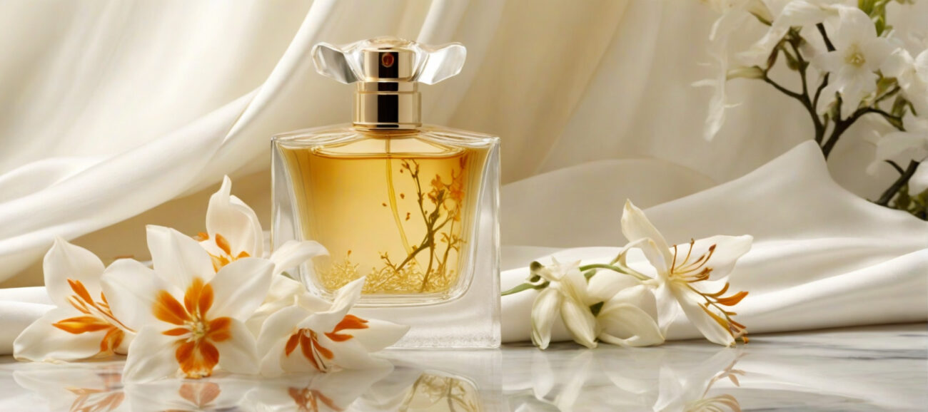 Forbidden Silk Sweet Floral Seduction Edition women’s perfume oil – white floral gourmand fragrance with jasmine, tuberose, and vanilla in a luxury minimalist bottle design
