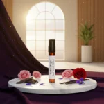 Golden Mirage Oud Velvet Edition unisex perfume oil – luxurious oud floral fragrance with rose, violet, and vanilla in a golden minimalist bottle design
