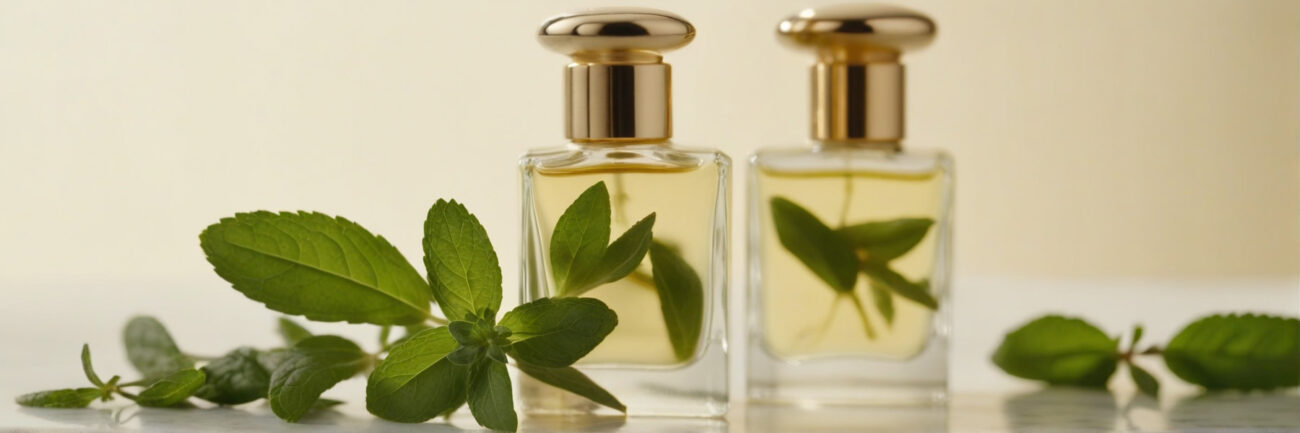 Discover herbal green perfume oils—fresh, crisp, and earthy scents inspired by nature’s gardens. Alcohol-free, long-lasting, and perfect for nature lovers.