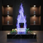 Mythic Flame God of Love Edition men’s perfume oil – bold seductive fragrance with citrus, tonka bean, and woody notes in a luxury minimalist bottle design