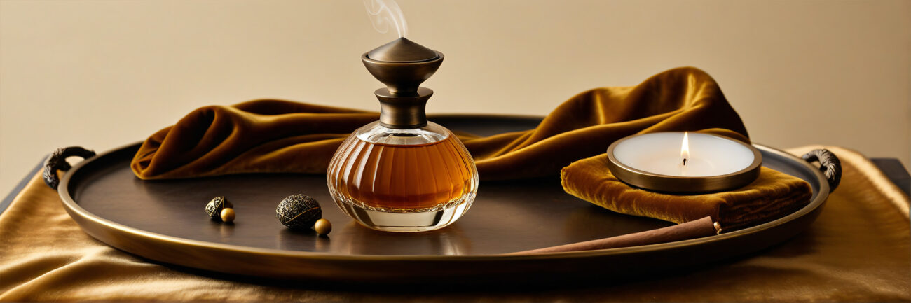 Explore our range of oud-based perfume oils — rich, woody, and timelessly elegant. Authentic Arabian olfactory treasures await.