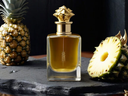 Pineapple Legend Noble Trail Edition men’s perfume oil – fruity smoky fragrance with pineapple, birch, and oakmoss in a luxury minimalist design