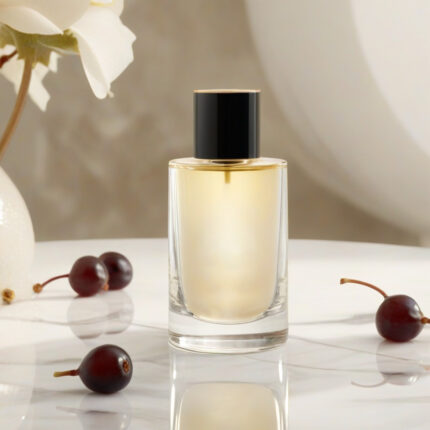 Radiant Soul Belle Aura Edition women’s perfume oil – sweet floral gourmand fragrance with vanilla and praline, luxury minimalist bottle design