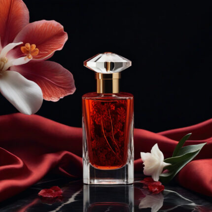 Rouge Veil Forbidden Flower Edition women’s perfume oil – seductive floral spicy fragrance with jasmine, tuberose, and patchouli in a luxury minimalist design