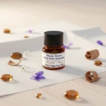 Sheer Grace Bare Skin Essence women’s perfume oil – soft minimalist fragrance with musk, white florals, sandalwood and amber in a luxury eco-conscious design