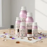 Sheer Grace Bare Skin Essence women’s perfume oil – soft minimalist fragrance with musk, white florals, sandalwood and amber in a luxury eco-conscious design