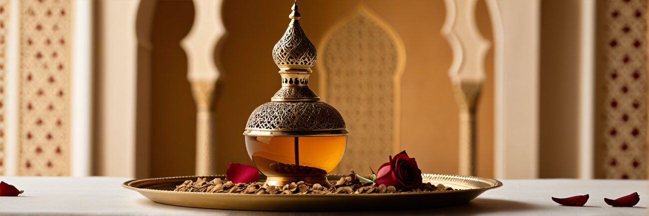 Discover authentic Arabic Attar oils crafted with heritage techniques. Explore rich oriental blends of oud, rose, sandalwood, and exotic resins.