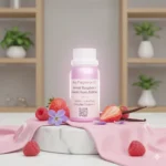 Velvet Raspberry Sweet Rush Edition women’s perfume oil – fruity floral gourmand fragrance with raspberry, strawberry, violet, and vanilla in a luxury minimalist design