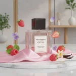 Velvet Raspberry Sweet Rush Edition women’s perfume oil – fruity floral gourmand fragrance with raspberry, strawberry, violet, and vanilla in a luxury minimalist design