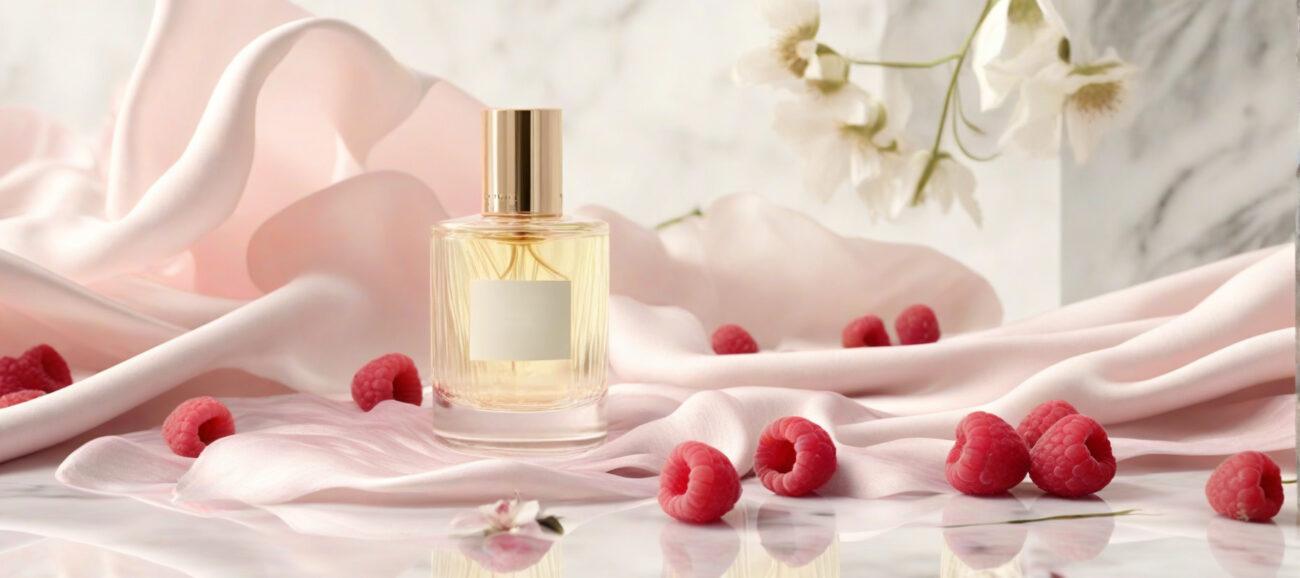 Velvet Raspberry Sweet Rush Edition women’s perfume oil – fruity floral gourmand fragrance with raspberry, strawberry, violet, and vanilla in a luxury minimalist design