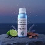 Wild Blue Untamed Spirit Edition men’s perfume oil – fresh spicy woody fragrance with bergamot, pepper, and cedarwood in a luxury minimalist design