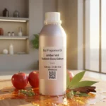 Amber Veil Radiant Glow Edition – luxury unisex amber woody oriental perfume oil inspired by Ajmal Amber Wood, with apple, cardamom, amber, cedarwood, and patchouli in a radiant minimalist design.