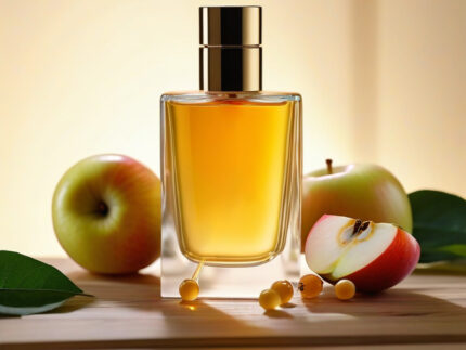 Amber Veil Radiant Glow Edition – luxury unisex amber woody oriental perfume oil inspired by Ajmal Amber Wood, with apple, cardamom, amber, cedarwood, and patchouli in a radiant minimalist design.