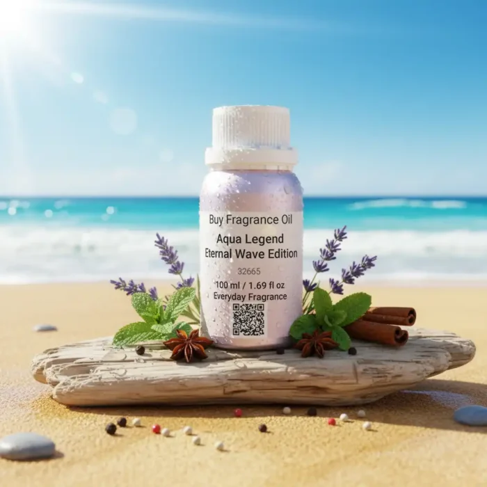 Aqua Legend – Eternal Wave Edition unisex perfume oil – inspired by Cool Water, aromatic aquatic woody fragrance with sea breeze, lavender, and cedarwood, long-lasting alcohol-free perfume oil.