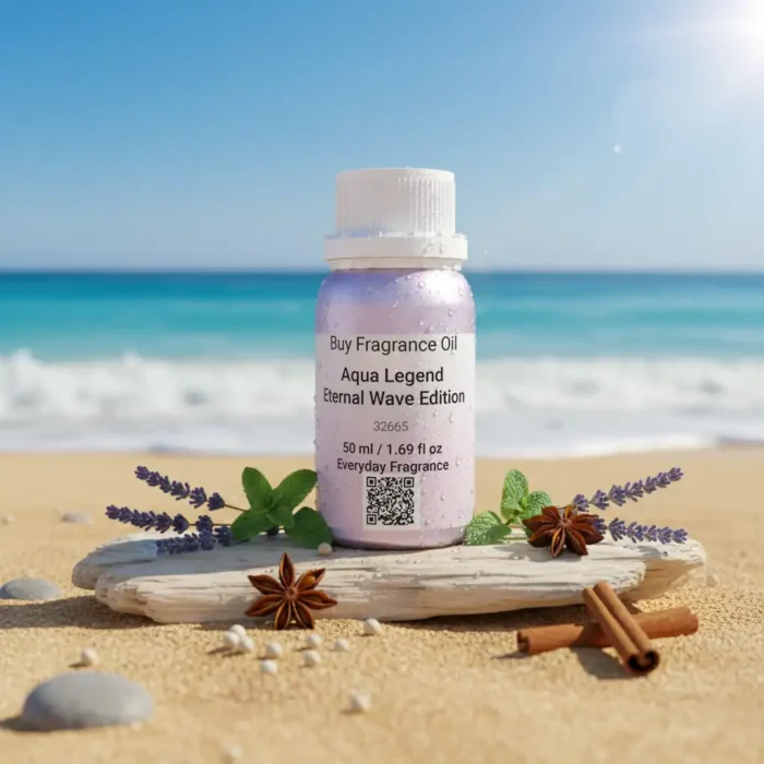 Aqua Legend – Eternal Wave Edition unisex perfume oil – inspired by Cool Water, aromatic aquatic woody fragrance with sea breeze, lavender, and cedarwood, long-lasting alcohol-free perfume oil.