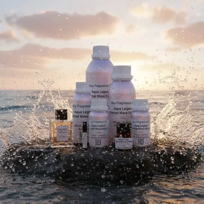 Aqua Legend – Eternal Wave Edition unisex perfume oil – inspired by Cool Water, aromatic aquatic woody fragrance with sea breeze, lavender, and cedarwood, long-lasting alcohol-free perfume oil.