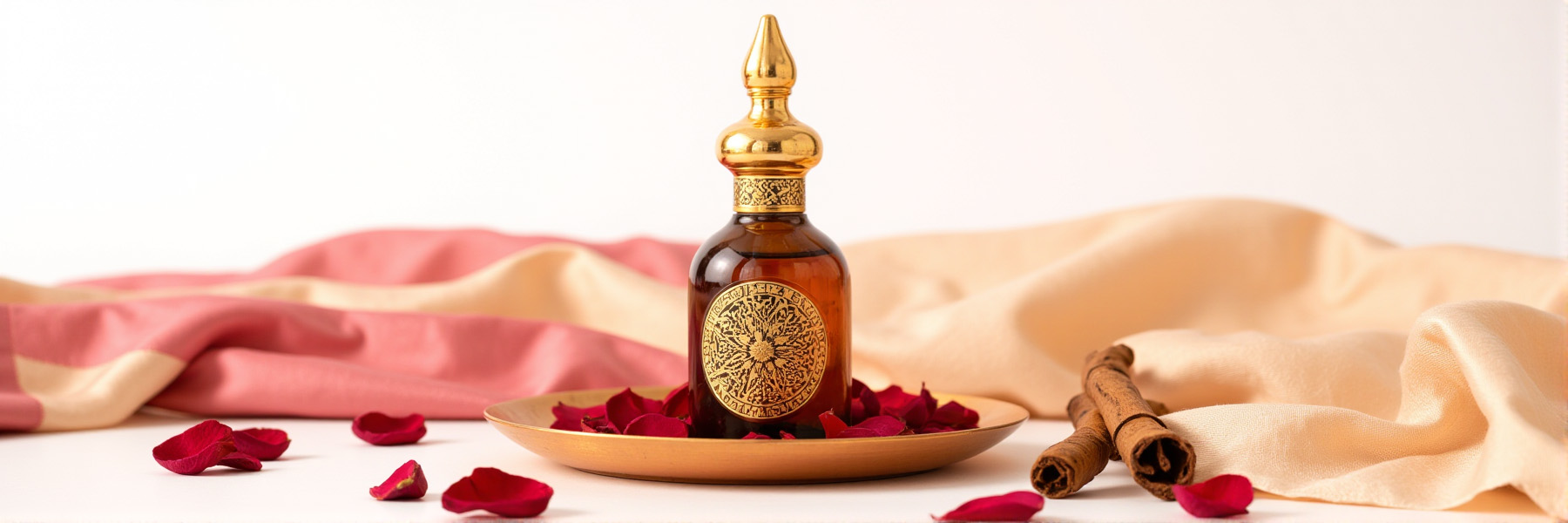 Explore authentic Indian attar and traditional perfume oils – natural, alcohol-free, and deeply rooted in heritage with notes of rose, sandalwood, and exotic resins.