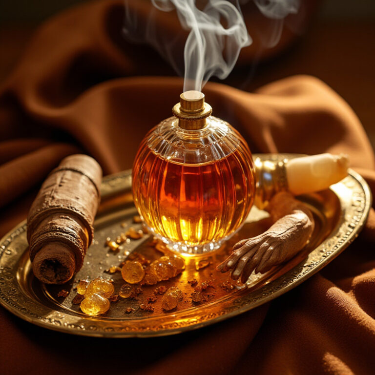 Discover the charm of bakhoor-inspired perfume oils – sweet, woody, smoky, and full of Middle Eastern warmth.