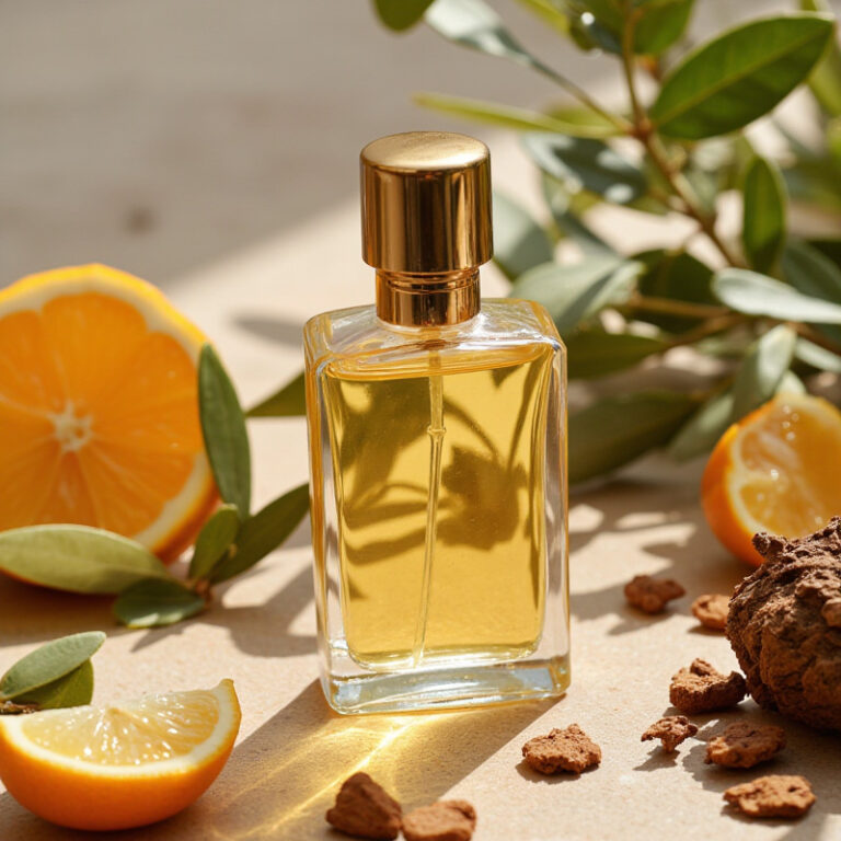 Explore Citrus Woody Niche perfume oils – luxury fragrances that combine zesty citrus with warm, grounding woody notes for a refined, modern scent.