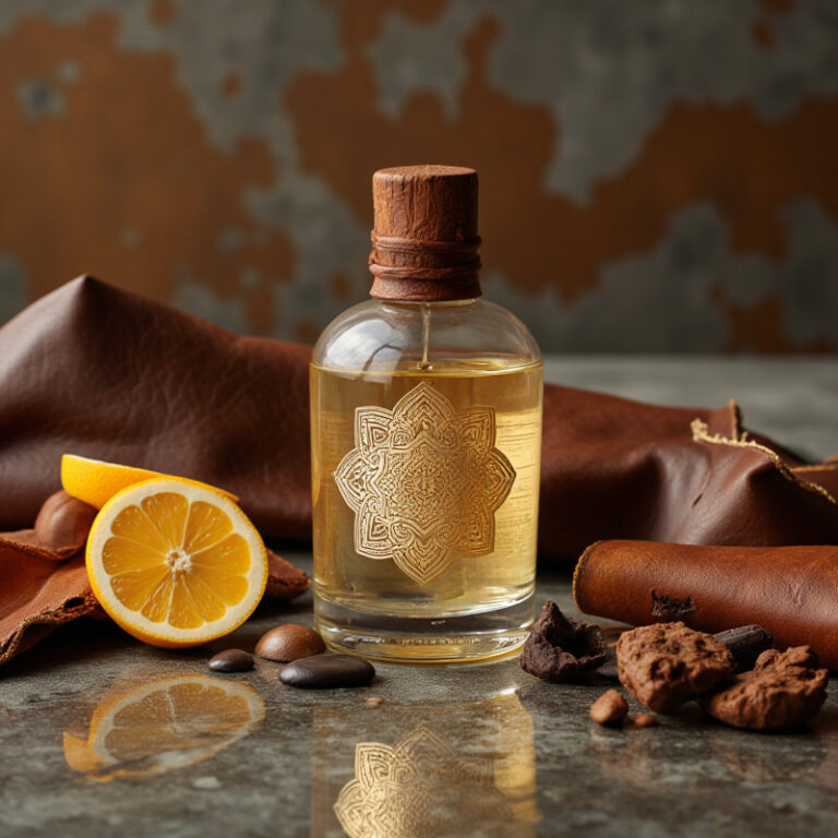 Discover Citrusy-Leathery Blends – a bold category of perfume oils balancing fresh citrus notes with rich, rugged leather undertones. Perfect for confident, stylish men.