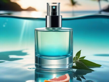Ocean Spirit Infinite Horizon Edition – luxury unisex citrus aquatic perfume oil inspired by L’Immensité, with grapefruit, bergamot, ginger, sage, and marine accords in a fresh minimalist design.