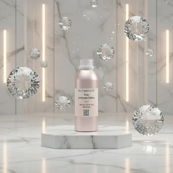 Pure Ambroxan Edition unisex perfume oil – inspired by Molecule 02, minimalist amber woody fragrance with crystalline freshness, long-lasting alcohol-free perfume oil.