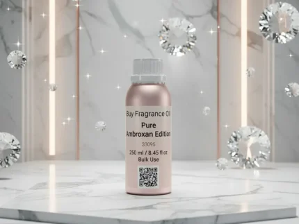 Pure Ambroxan Edition unisex perfume oil – inspired by Molecule 02, minimalist amber woody fragrance with crystalline freshness, long-lasting alcohol-free perfume oil.