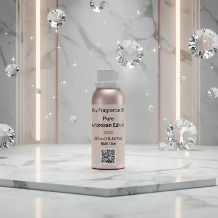 Pure Ambroxan Edition unisex perfume oil – inspired by Molecule 02, minimalist amber woody fragrance with crystalline freshness, long-lasting alcohol-free perfume oil.