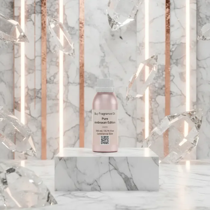 Pure Ambroxan Edition unisex perfume oil – inspired by Molecule 02, minimalist amber woody fragrance with crystalline freshness, long-lasting alcohol-free perfume oil.