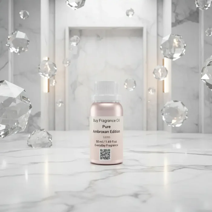 Pure Ambroxan Edition unisex perfume oil – inspired by Molecule 02, minimalist amber woody fragrance with crystalline freshness, long-lasting alcohol-free perfume oil.