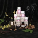 Velvet Bloom Dark Elegance Edition – luxury unisex dark floral oriental perfume oil inspired by Black Orchid, with black orchid, spices, incense, patchouli, and sandalwood in a mysterious minimalist design.