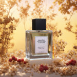 Velvet Elixir Sunlit Harmony Edition unisex perfume oil – fruity woody musk fragrance with passionfruit, pear, and sandalwood in a radiant eco-luxury design