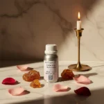 Amber Rose Perfume Oil – amber and rose fragrance for men and women inspired by Dior Ambre Nuit, elegant unisex scent with warm floral notes.