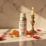 Amber Rose Perfume Oil – amber and rose fragrance for men and women inspired by Dior Ambre Nuit, elegant unisex scent with warm floral notes.