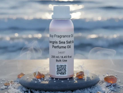 Dive into the oceanic purity of Ambergris Sea Salt Musk Perfume Oil, a luxurious unisex fragrance inspired by Orto Parisi Megamare (for reference only). Crisp sea salt and ambergris meet white musk and mineral notes, creating a scent that is both fresh and timeless. Alcohol-free and long-lasting.