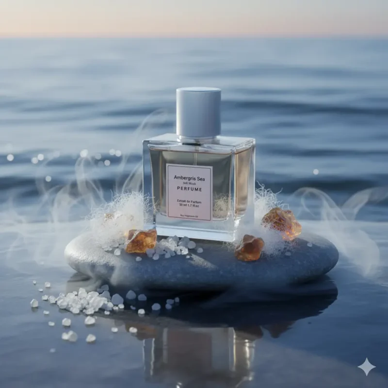 Dive into the oceanic purity of Ambergris Sea Salt Musk Perfume Oil, a luxurious unisex fragrance inspired by Orto Parisi Megamare (for reference only). Crisp sea salt and ambergris meet white musk and mineral notes, creating a scent that is both fresh and timeless. Alcohol-free and long-lasting.