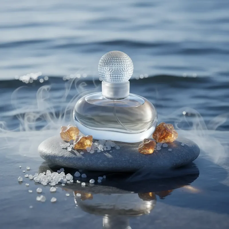 Dive into the oceanic purity of Ambergris Sea Salt Musk Perfume Oil, a luxurious unisex fragrance inspired by Orto Parisi Megamare (for reference only). Crisp sea salt and ambergris meet white musk and mineral notes, creating a scent that is both fresh and timeless. Alcohol-free and long-lasting.
