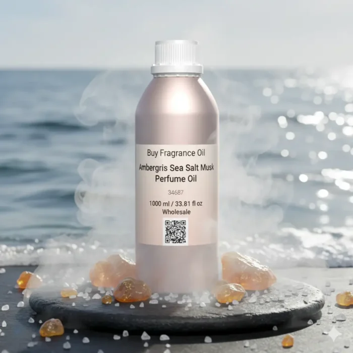 Dive into the oceanic purity of Ambergris Sea Salt Musk Perfume Oil, a luxurious unisex fragrance inspired by Orto Parisi Megamare (for reference only). Crisp sea salt and ambergris meet white musk and mineral notes, creating a scent that is both fresh and timeless. Alcohol-free and long-lasting.