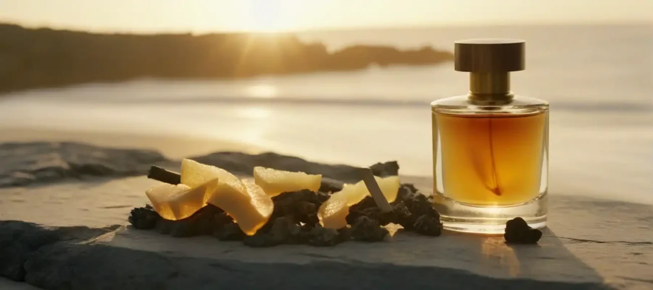 Bergamot Cedar Amberwood Perfume Oil – masculine woody citrus fragrance with amber and cedar, luxury alcohol-free perfume oil inspired by Bleu de Chanel