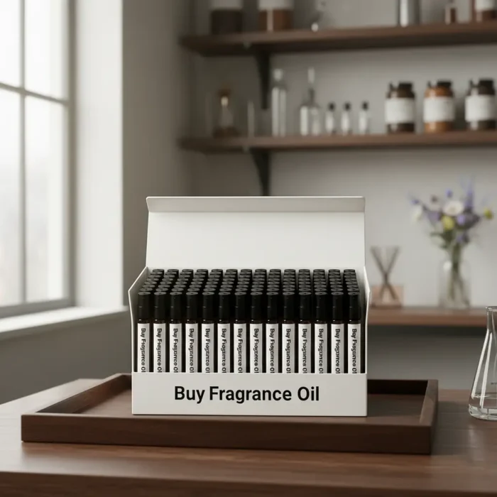 Business Perfume Oil Discovery Kit. 100 extrait-grade perfume oil samples inspired by designer, niche and oriental fragrances. Long-lasting, alcohol-free,