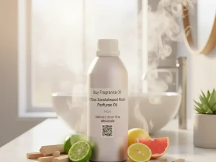 Discover Citrus Sandalwood Musk Perfume Oil — a refreshing unisex fragrance inspired by Burberry Weekend. Blending zesty citrus, creamy sandalwood, and soft musk for effortless sophistication and calm weekend freshness.