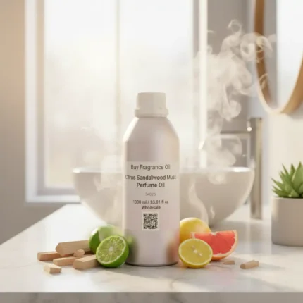 Discover Citrus Sandalwood Musk Perfume Oil — a refreshing unisex fragrance inspired by Burberry Weekend. Blending zesty citrus, creamy sandalwood, and soft musk for effortless sophistication and calm weekend freshness.