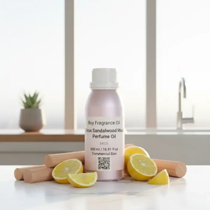 Discover Citrus Sandalwood Musk Perfume Oil — a refreshing unisex fragrance inspired by Burberry Weekend. Blending zesty citrus, creamy sandalwood, and soft musk for effortless sophistication and calm weekend freshness.