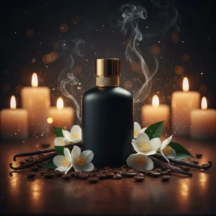 Coffee Vanilla Jasmine Perfume Oil | Long-Lasting Oriental Gourmand Scent Inspired by Black Opium