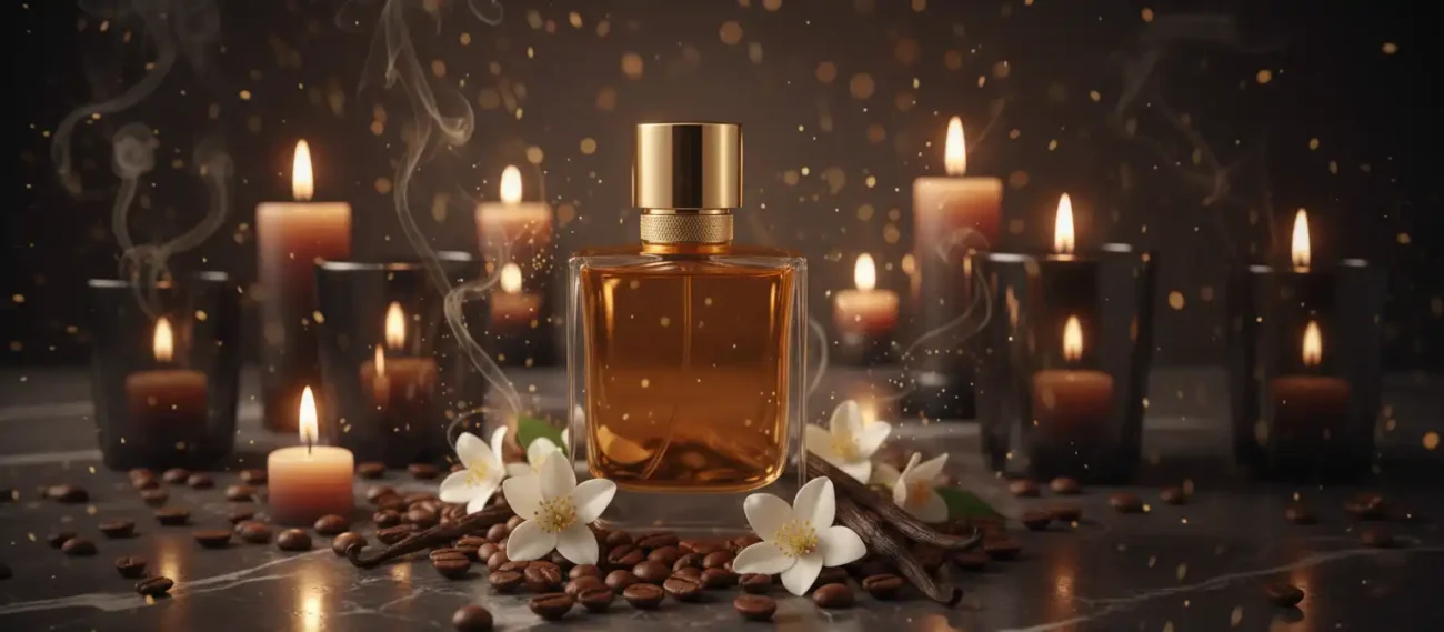 Coffee Vanilla Jasmine Perfume Oil | Long-Lasting Oriental Gourmand Scent Inspired by Black Opium