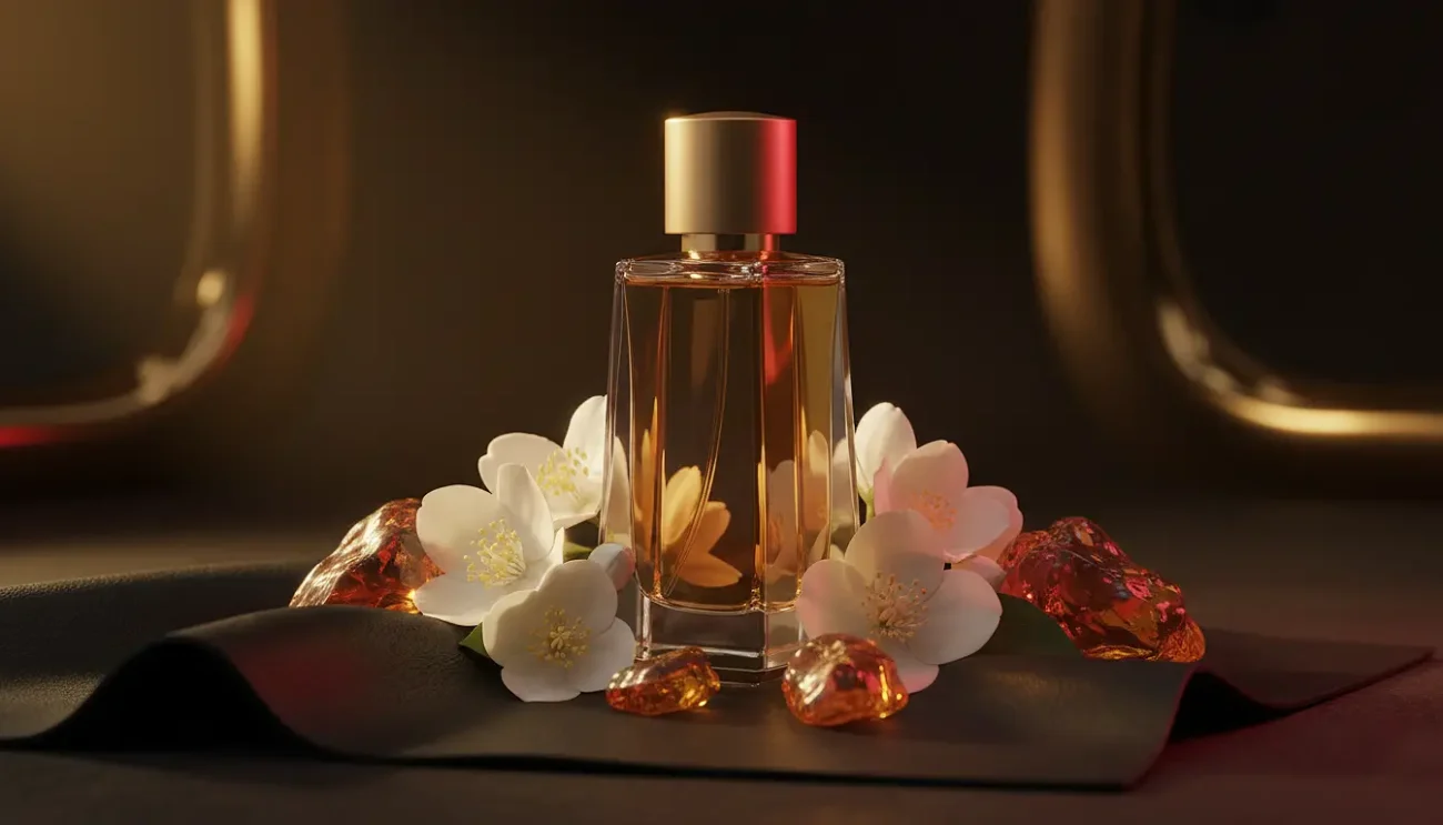 Experience Jasmine Amber Leather Perfume Oil, inspired by Tom Ford Jasmin Rouge (for reference only). A sensual blend of exotic jasmine, warm amber, and smooth leather — bold, elegant, and unforgettable. 100% pure perfume oil, long-lasting and alcohol-free.