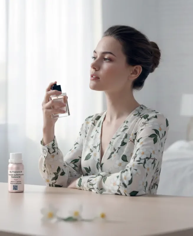 Experience Jasmine Amber Leather Perfume Oil, inspired by Tom Ford Jasmin Rouge (for reference only). A sensual blend of exotic jasmine, warm amber, and smooth leather — bold, elegant, and unforgettable. 100% pure perfume oil, long-lasting and alcohol-free.